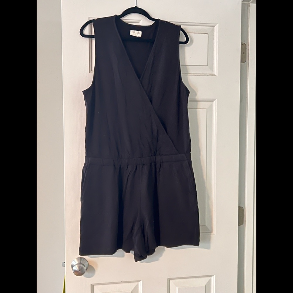 Black buttery soft romper!